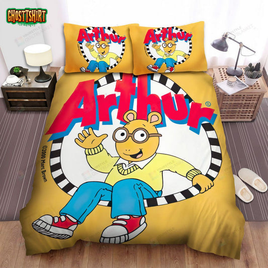 Arthur Cartoon Logo Bed Sheets Spread Duvet Cover Bedding Set