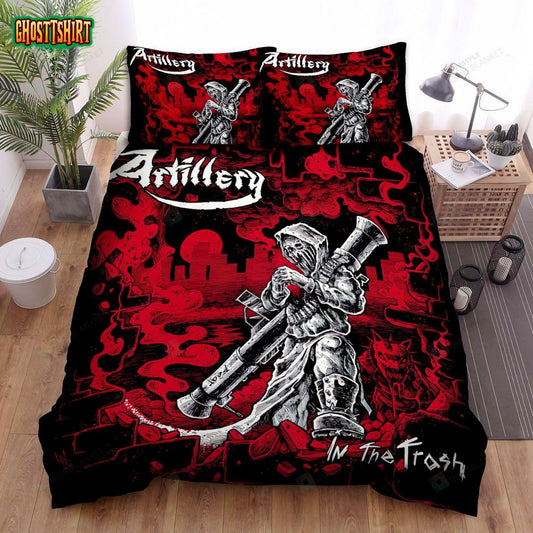 Artillery Album Cover In The Trash Bed Sheets Spread Comforter Duvet Cover Bedding Set