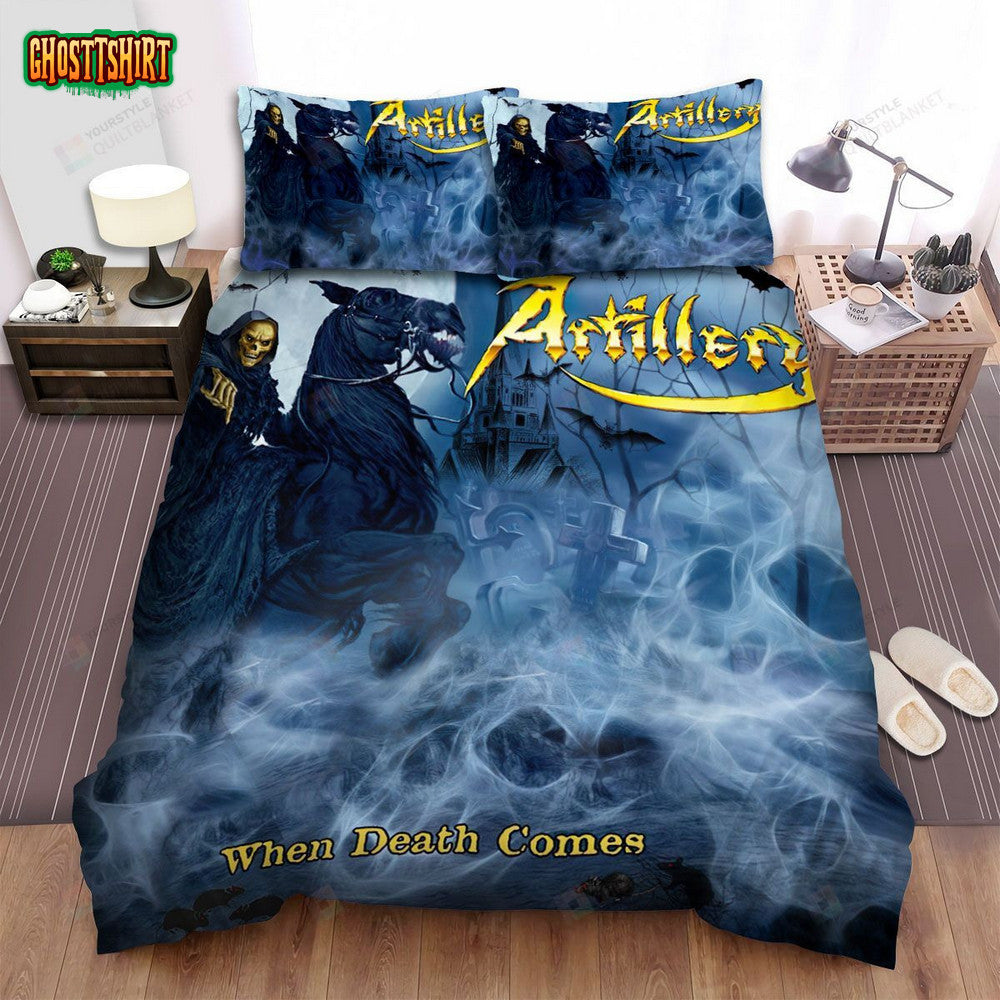 Artillery Album Cover When Death Comes Bed Sheets Spread Comforter Duvet Cover Bedding Set