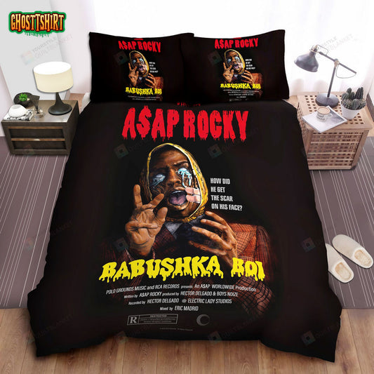 Asap Rocky Babushka Boy Single Artwork Bed Sheets Spread Comforter Duvet Cover Bedding Set