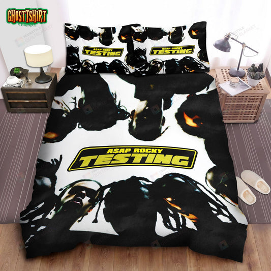 Asap Rocky Testing Album Official Cover Art Bed Sheets Spread Comforter Duvet Cover Bedding Set