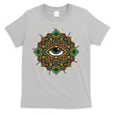 All Seeing Eye Flower T-Shirt