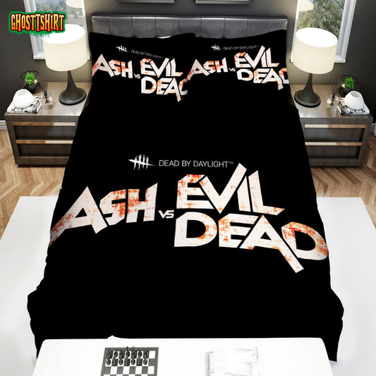 Ash Vs Evil Dead (2015-2018) Logo Poster Bed Sheets Spread Comforter Duvet Cover Bedding Set