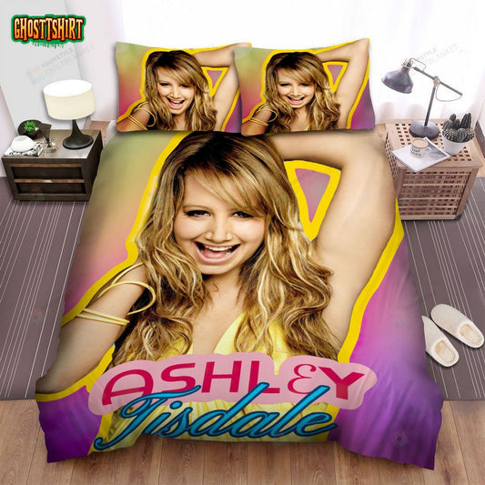 Ashley Tisdale Poster Bed Sheets Spread Comforter Duvet Cover Bedding Set