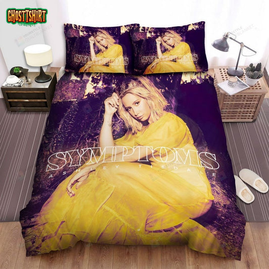 Ashley Tisdale Symptoms Album Cover Bed Sheets Spread Comforter Duvet Cover Bedding Set