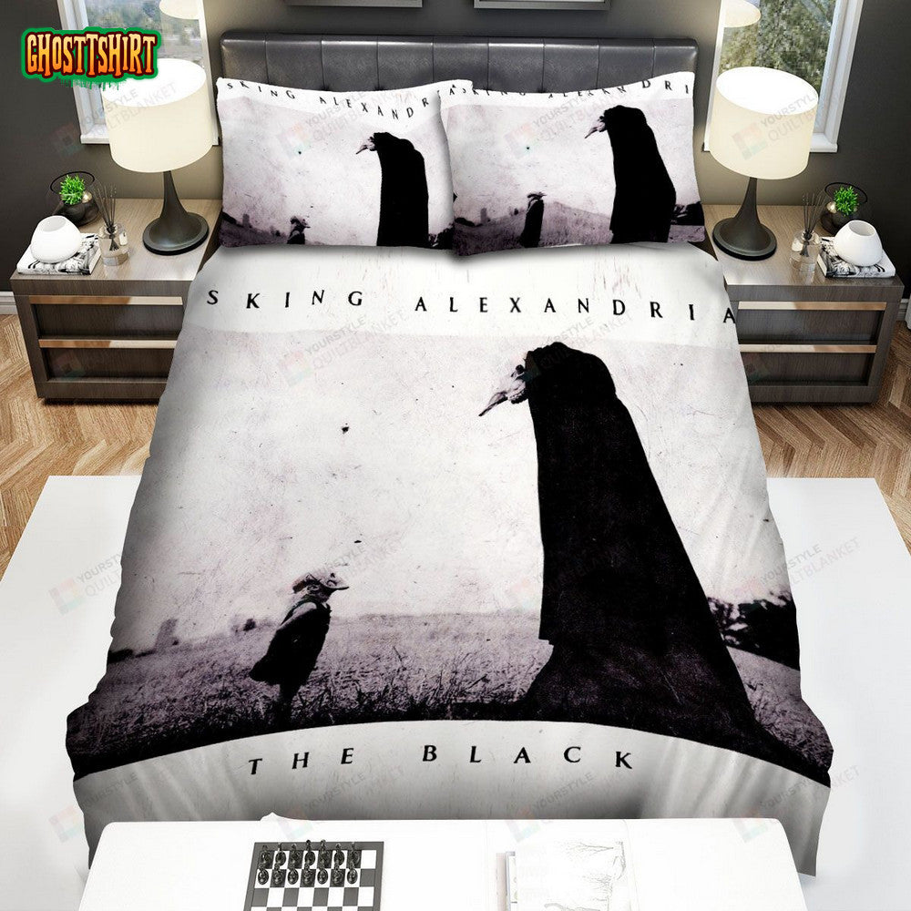 Asking Alexandria The Black Album Cover Bed Sheets Spread Comforter Duvet Cover Bedding Set