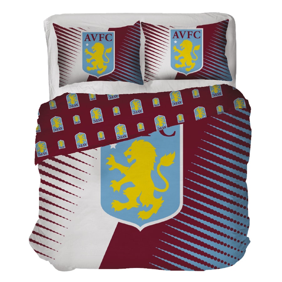 Aston Villa FC Claret Blue Bedding Set V2