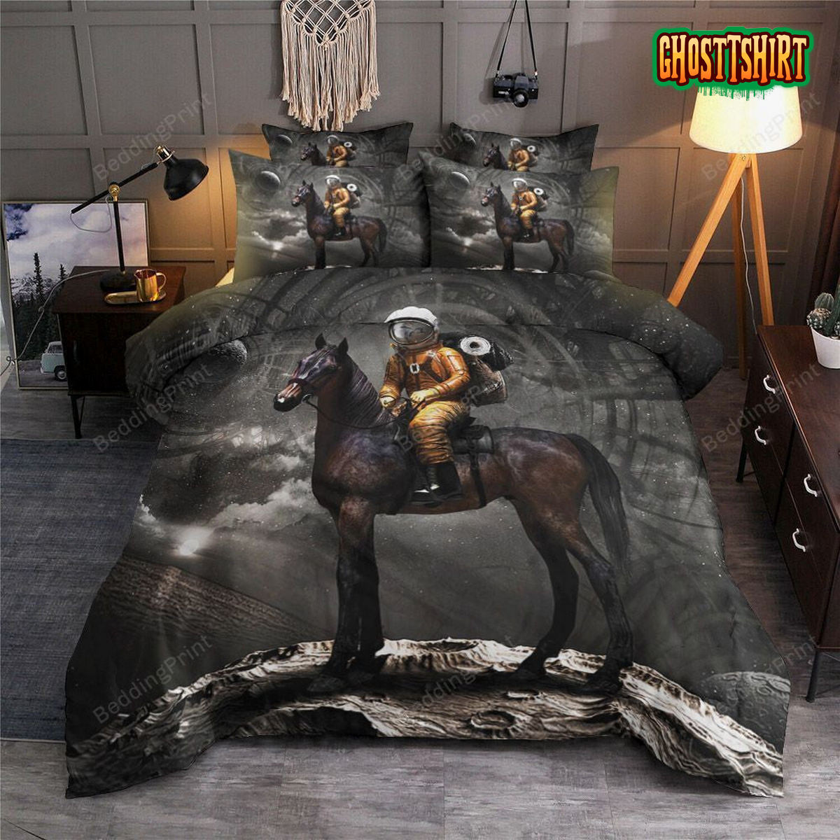 Astronaut Riding A Horse Bedding Set