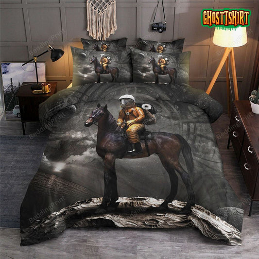 Astronaut Riding A Horse Bedding Set