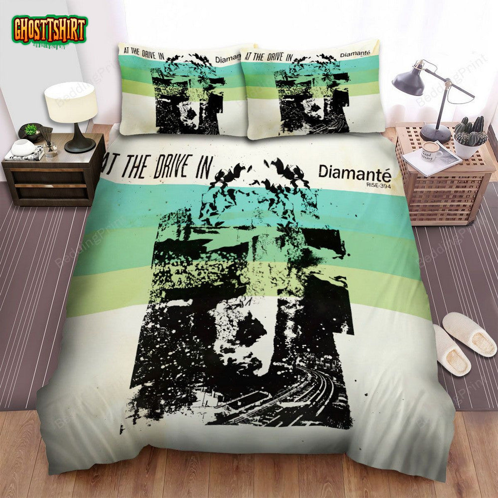 At The Drive-In Band Diamanté Album Cover Bed Sheets Duvet Cover Bedding Set