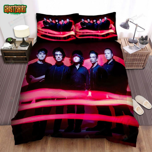 At The Drive-In Band Light Pose Bed Sheets Spread Comforter Duvet Cover Bedding Set