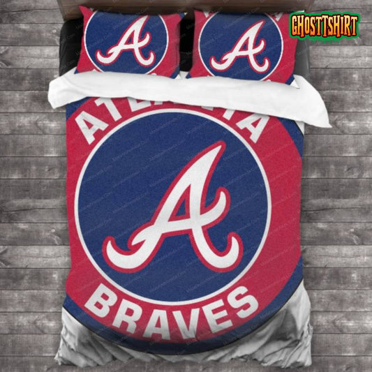 Atlanta Braves Baseball Sport 18 Bedding Set