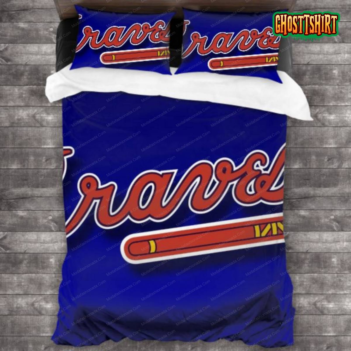 Atlanta Braves Baseball Sport 22 Bedding Set