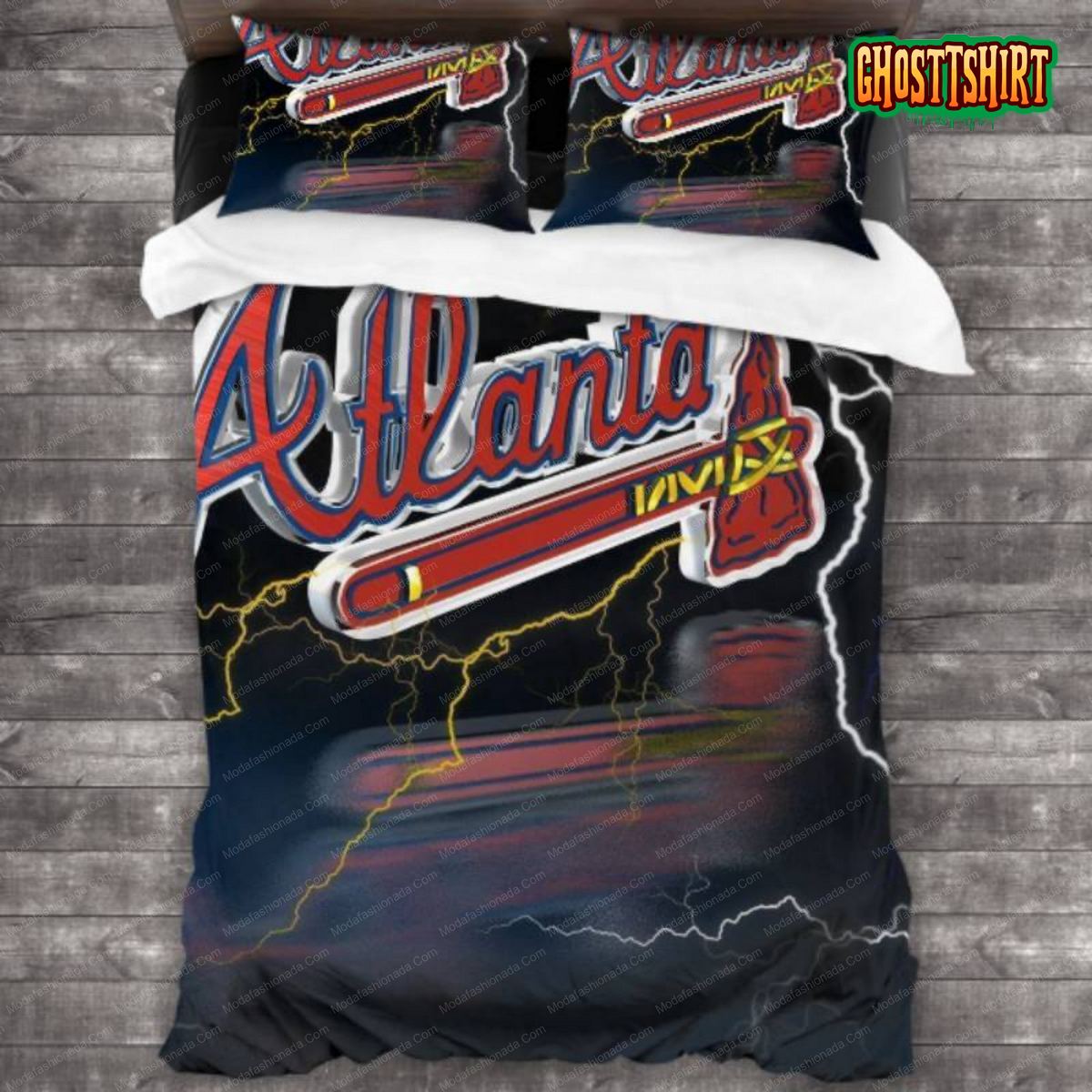 Atlanta Braves Baseball Sport 5 Bedding Set