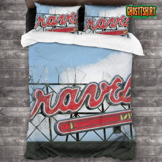 Atlanta Braves Baseball Sport 6 Bedding Set