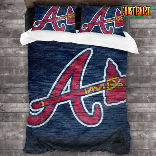 Atlanta Braves Baseball Sport 8 Bedding Set