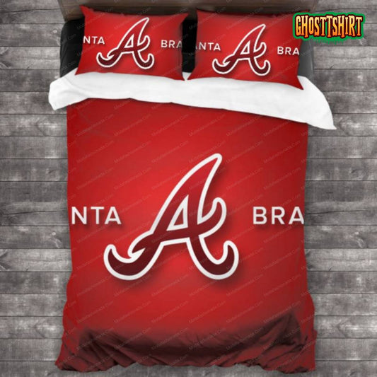 Atlanta Braves Baseball Sport 9 Bedding Set