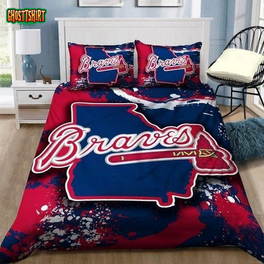 Atlanta Braves Bedding Set Ver 3