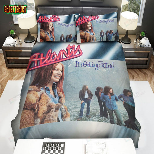 Atlantis Album Cover It's Getting Better Bed Sheets Spread Comforter Duvet Cover Bedding Set