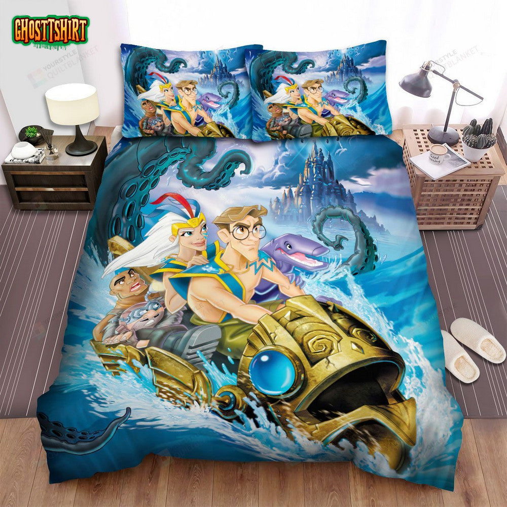 Atlantis Milo's Return Movie Poster Bed Sheets Spread Duvet Cover Bedding Set