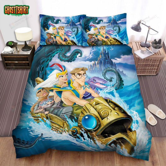 Atlantis Milo's Return Movie Poster Bed Sheets Spread Duvet Cover Bedding Set