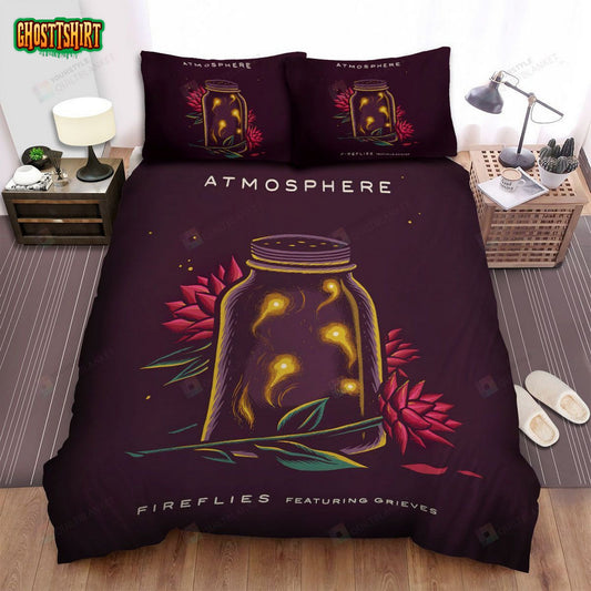 Atmosphere Fireflies Album Cover Bed Sheets Spread Comforter Duvet Cover Bedding Set
