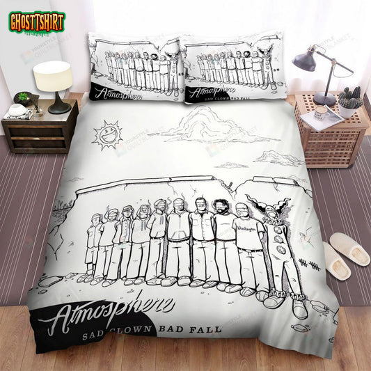 Atmosphere Sad Clown Bad Fall Album Cover Bed Sheets Spread Comforter Duvet Cover Bedding Set