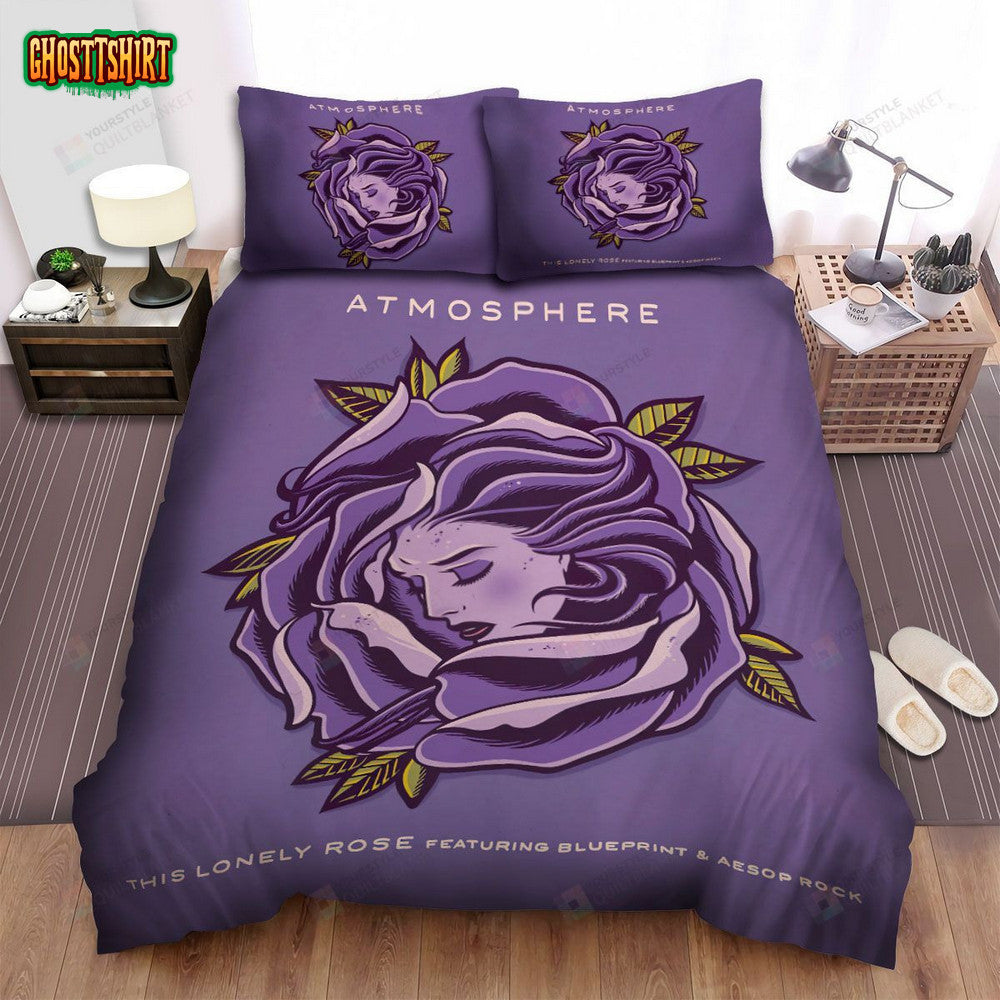 Atmosphere The Lonely Rose Album Cover Bed Sheets Spread Comforter Duvet Cover Bedding Set