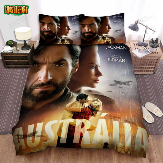 Australia Movie Poster 5 Bed Sheets Spread Comforter Duvet Cover Bedding Set