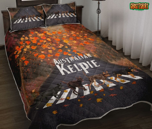Australian Kelpie Autumn Bedding Set