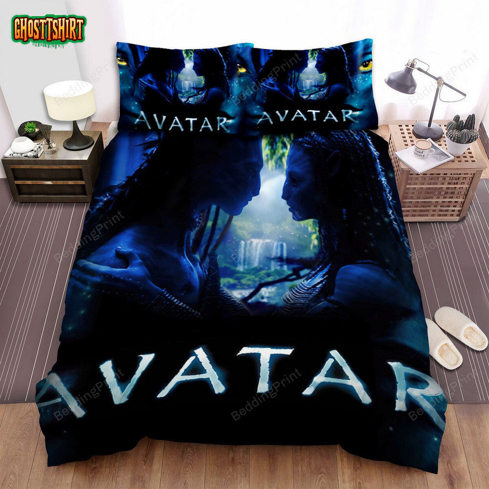 Avatar (2009) Movie Poster Fanart 4 Bed Sheets Duvet Cover Bedding Set