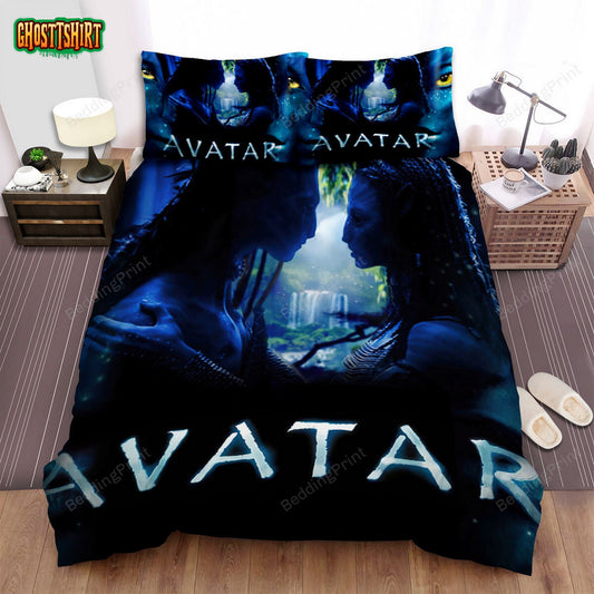 Avatar (2009) Movie Poster Fanart 4 Bed Sheets Duvet Cover Bedding Set