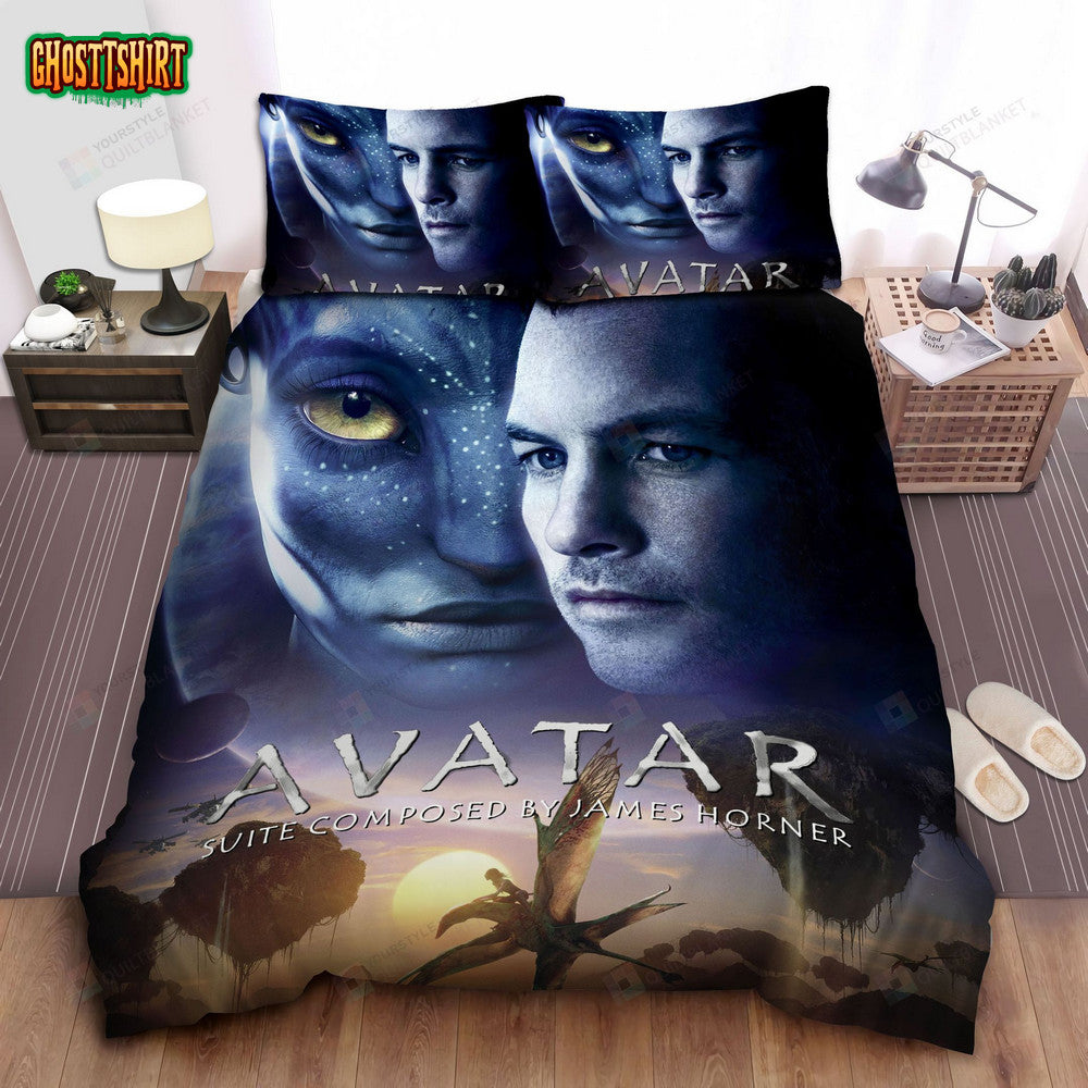 Avatar Epic Movie Poster Bed Sheets Spread Comforter Duvet Cover Bedding Set