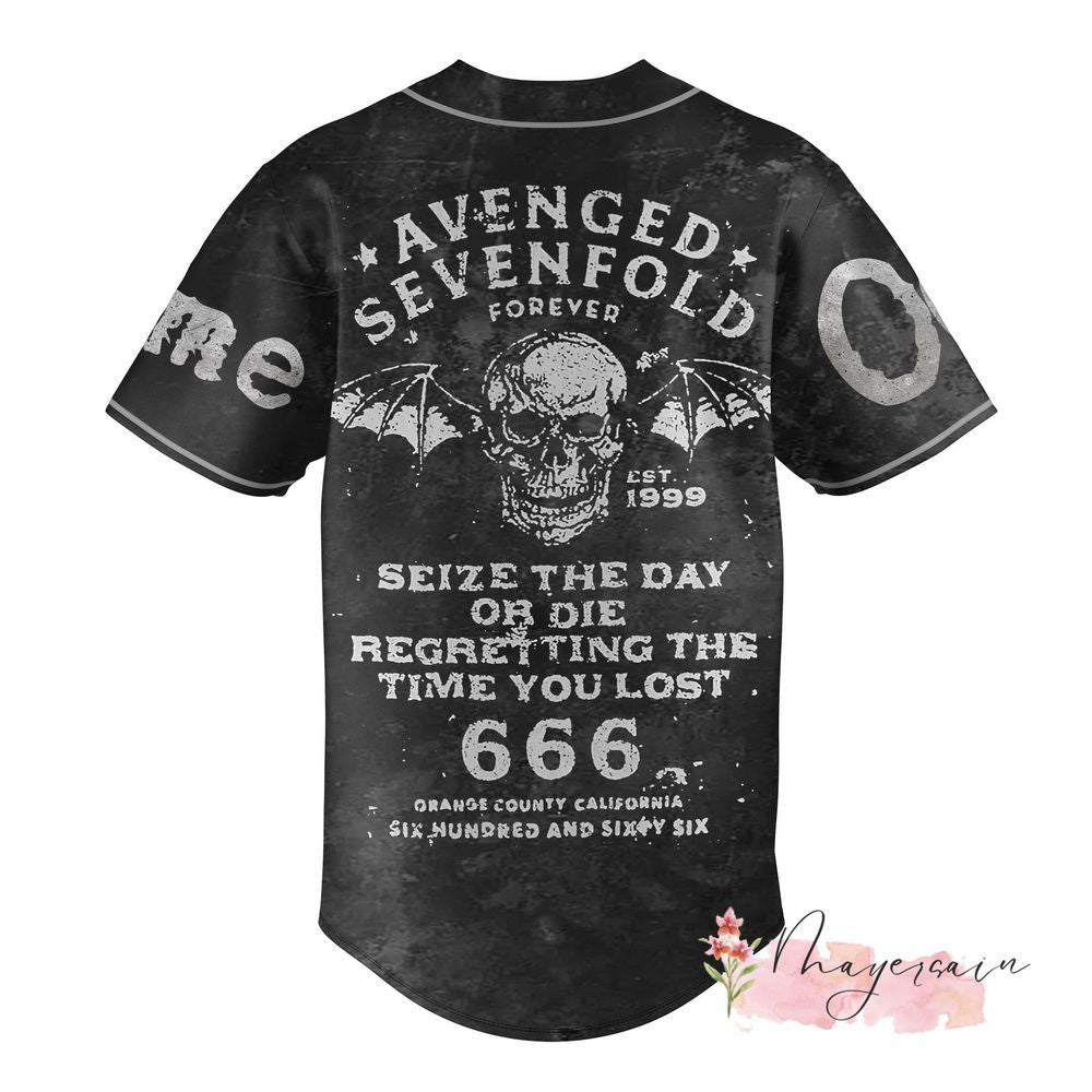 Avenged Sevenfold Baseball Jersey Shirt - lylyprint.com