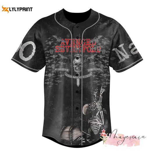 Avenged Sevenfold Baseball Jersey Shirt - lylyprint.com
