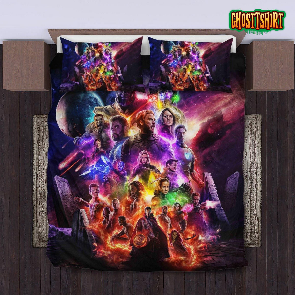 Avengers Endgame 3D Printed Bedding Set