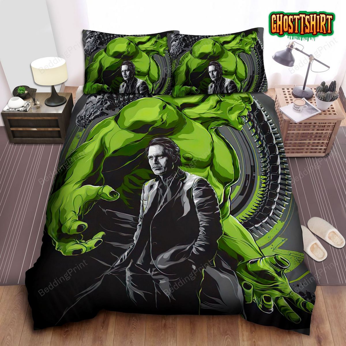 Avengers Hulk Bed Sheets Duvet Cover Bedding Set