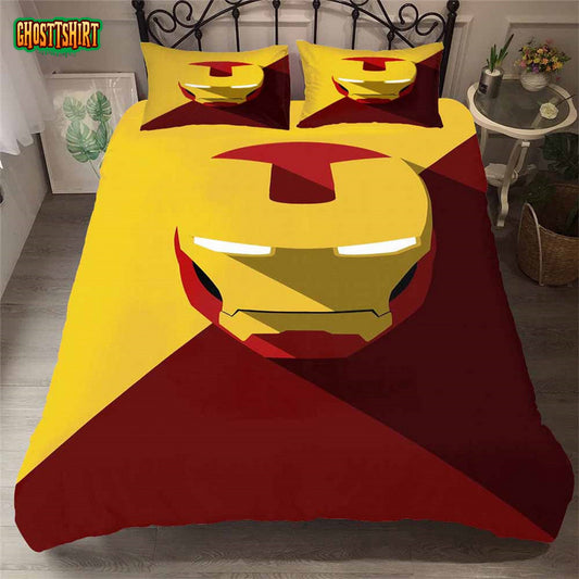 Avengers-Iron-Man-Print-Bedding-Set,Avengers-Iron-Man-Print-Bedding-Set