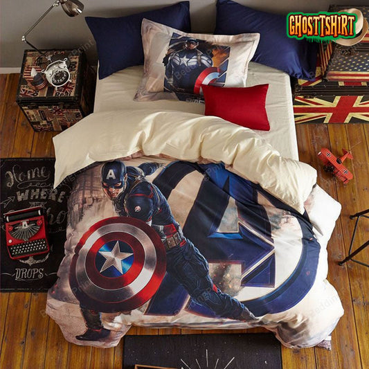 Avengers Super Hero Captain America Bedding Set