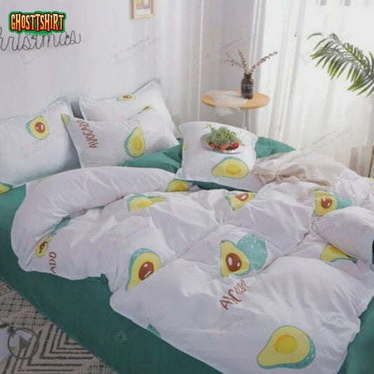 Avocado Cartoon Bedding Set