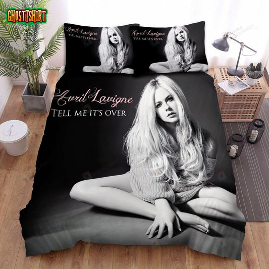 Avril Lavigne Tell Me It's Over Song Art Cover Bed Sheets Spread Duvet Cover Bedding Set