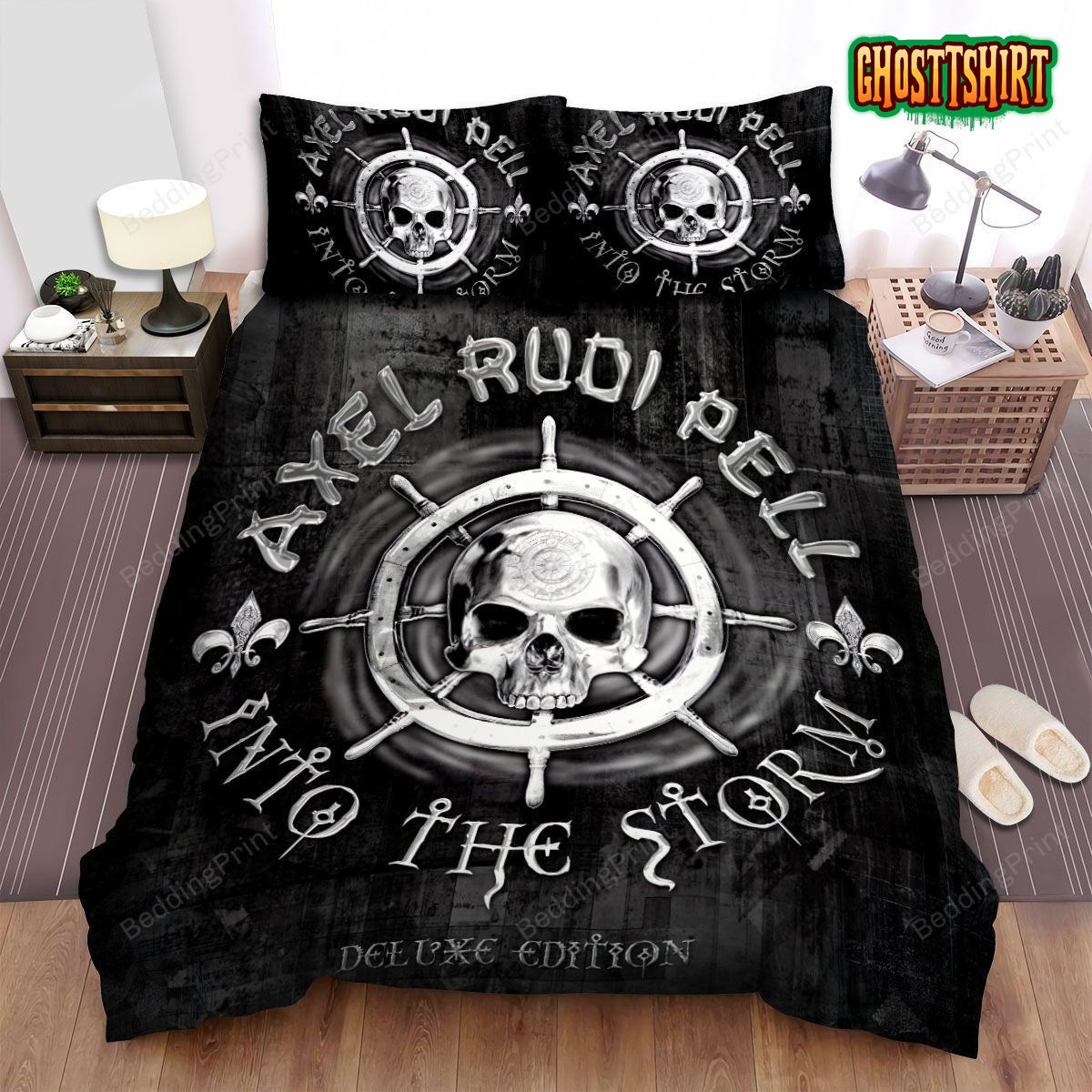 Axel Rudi Pell Into The Storm Bed Sheets Duvet Cover Bedding Set