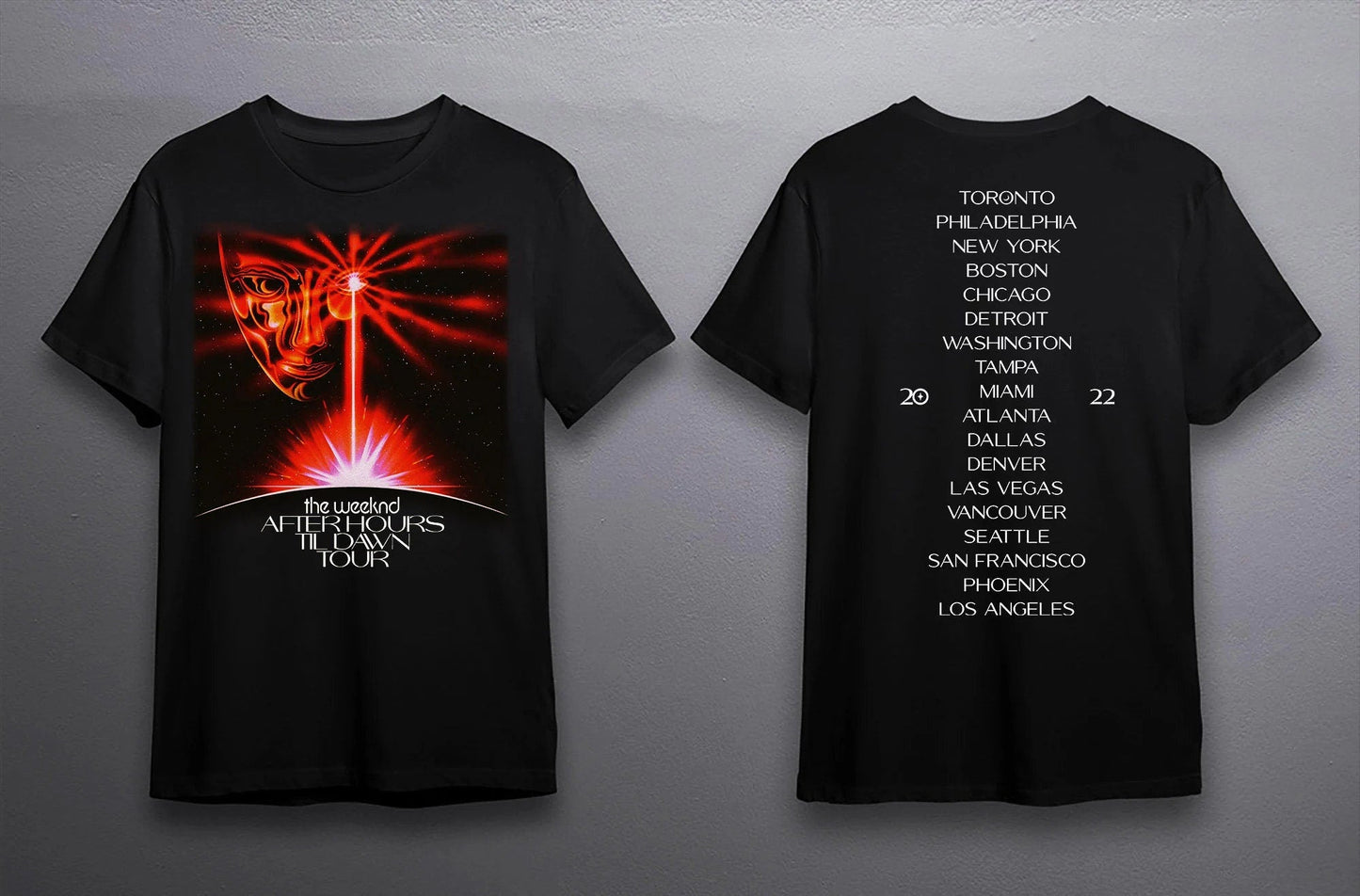 The Weeknd After Hours Til Dawn Tour 2022 Shirt, After Hours Til Dawn Concert 2022 T-shirt