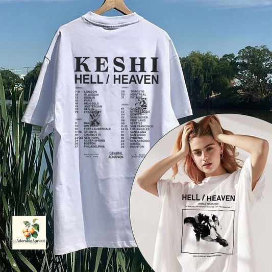 Keshi Hell Heaven World Tour 2022 T-Shirt, Keshi Hell Heaven Tour