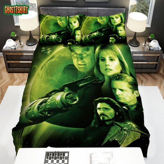 Babylon 5 (1993-1998) Movie Poster I Bed Sheets Spread Comforter Duvet Cover Bedding Set