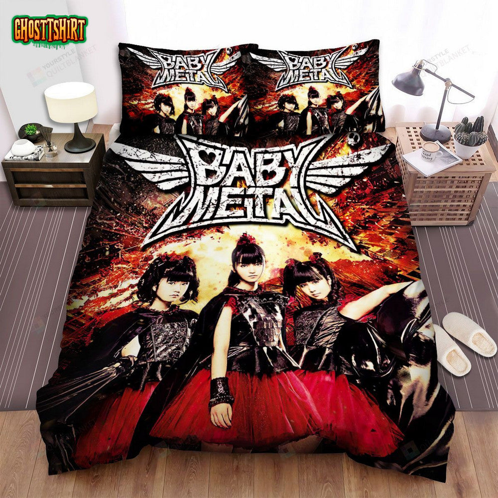 Babymetal Music Poster Album Bed Sheets Spread Comforter Duvet Cover Bedding Set