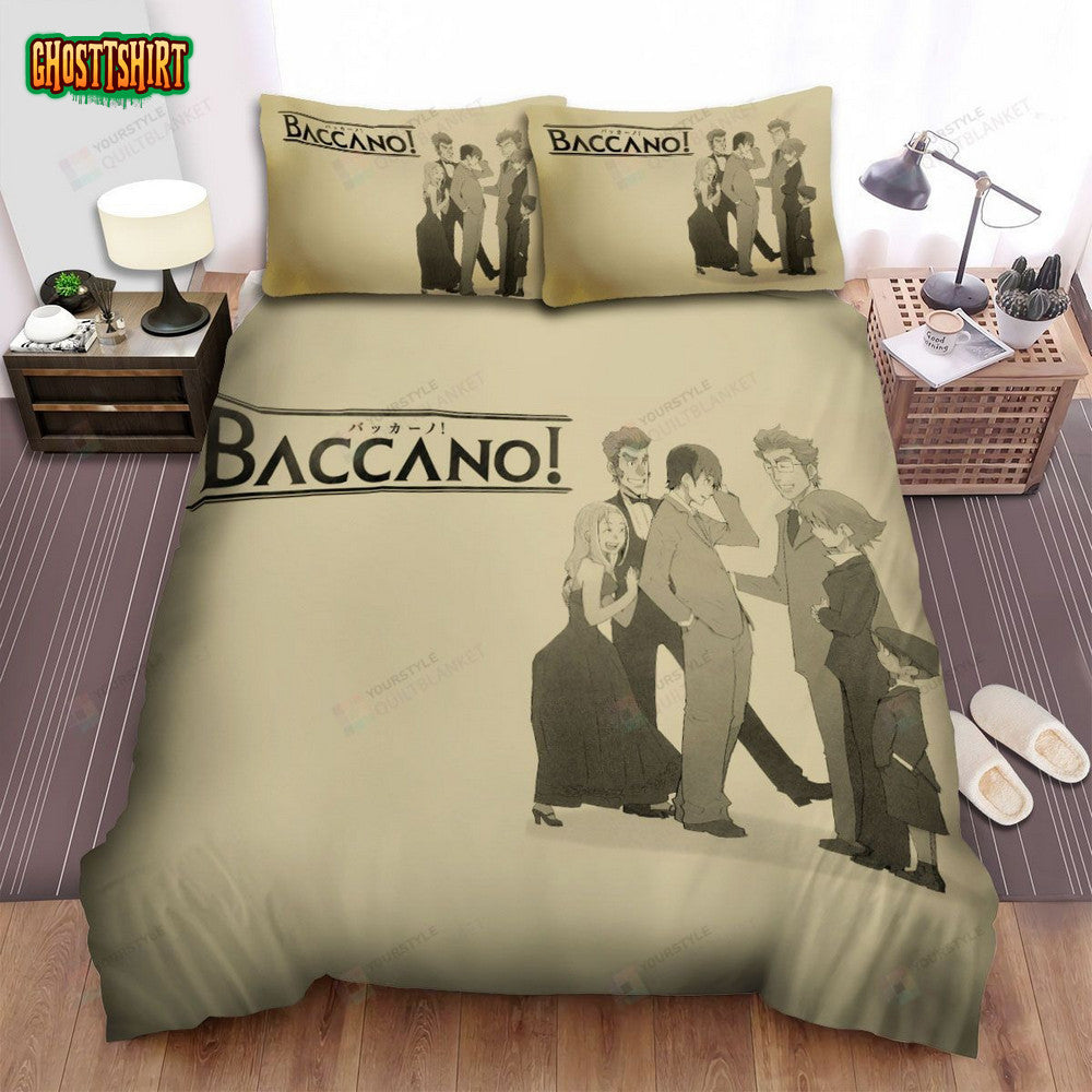 Baccano Anime Vintage Style Bed Sheets Spread Comforter Duvet Cover Bedding Set