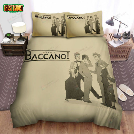 Baccano Anime Vintage Style Bed Sheets Spread Comforter Duvet Cover Bedding Set