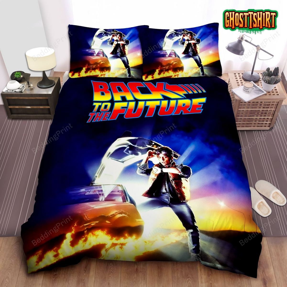 Back To The Future Movie Poster Bed Sheets Duvet Cover Bedding Set
