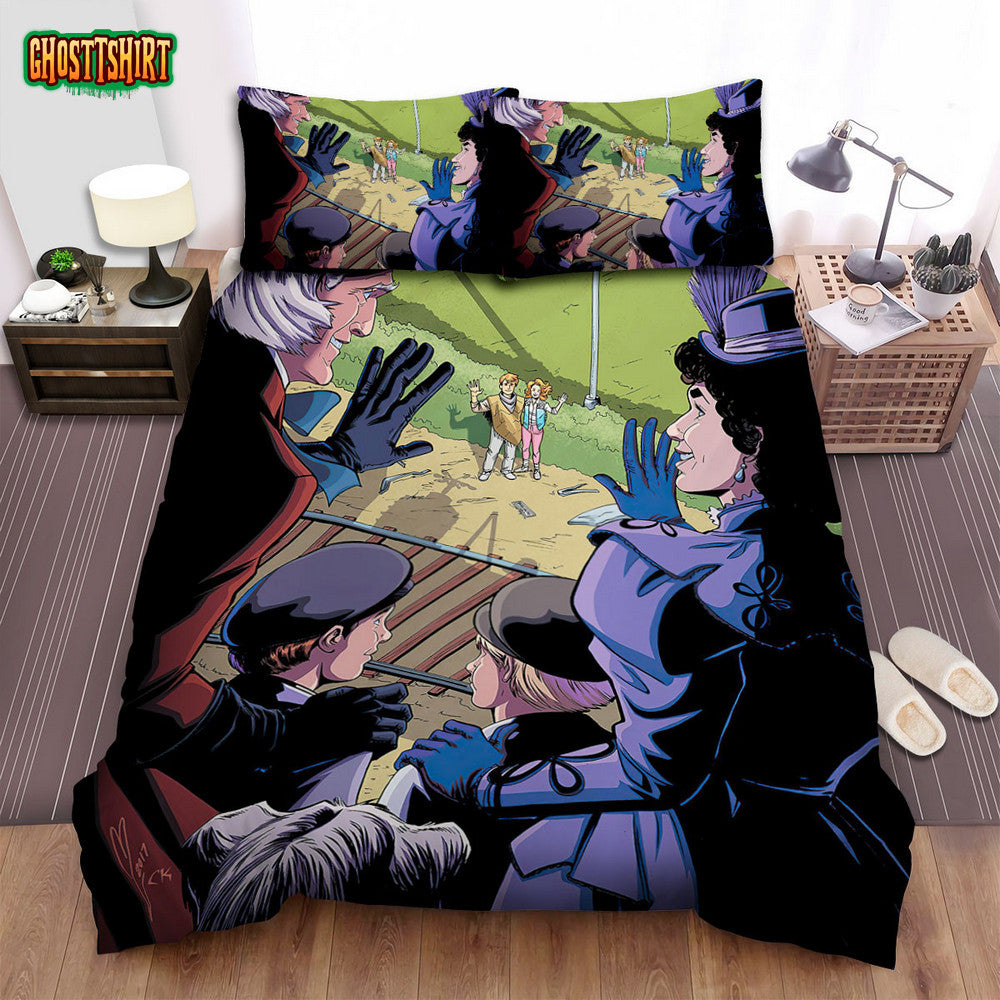 Back To The Future Part Iii Movie Art 4 Bed Sheets Spread Comforter Duvet Cover Bedding Set